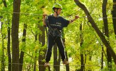 Верёвочный парк в парке Фельдмана  - фото (9389-53822)