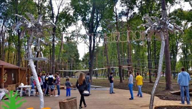 Верёвочный парк в Парке Горького - фото (9387-53820)